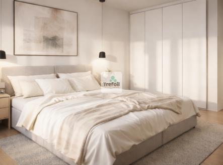 vizualizace | Prodej bytu, 2+kk, 43 m²