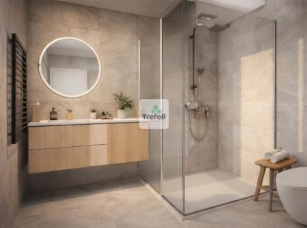 vizualizace | Prodej bytu, 2+kk, 43 m²