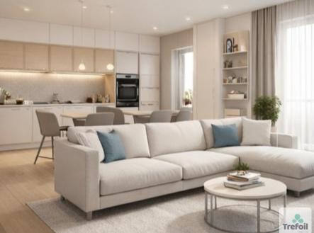 vizualizace | Prodej bytu, 3+kk, 64 m²