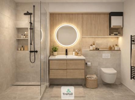 vizualizace | Prodej bytu, 1+kk, 26 m²