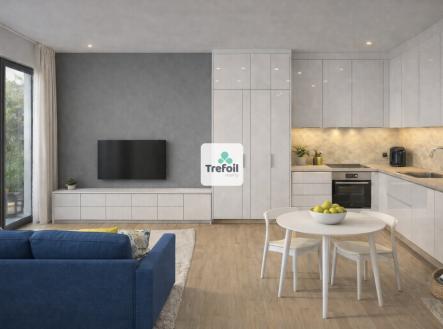 vizualizace | Prodej bytu, 1+kk, 26 m²