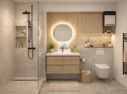 vizualizace | Prodej bytu, 1+kk, 26 m²