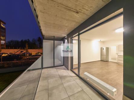 terasa.jpg | Pronájem bytu, 1+kk, 51 m²