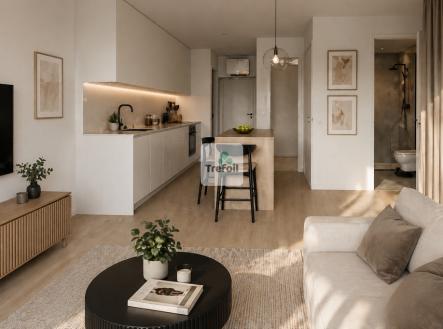 1-kk-obyvak.png | Prodej bytu, 1+kk, 32 m²