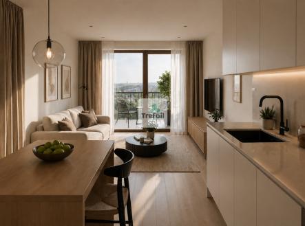 1-kk-balkon.png | Prodej bytu, 1+kk, 32 m²