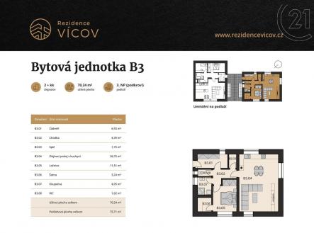 . | Prodej bytu, 2+kk, 75 m²