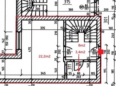 . | Pronájem bytu, 3+kk, 66 m²