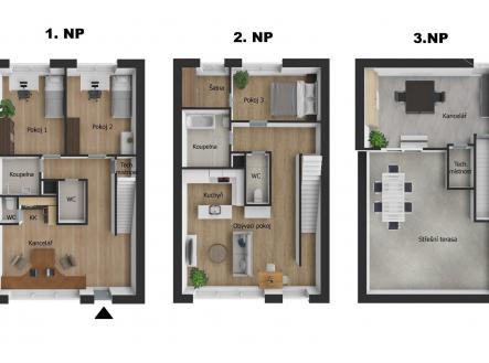Pronájem - dům/vila, 181 m²