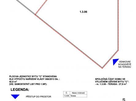 . | Prodej bytu, 1+1, 43 m²