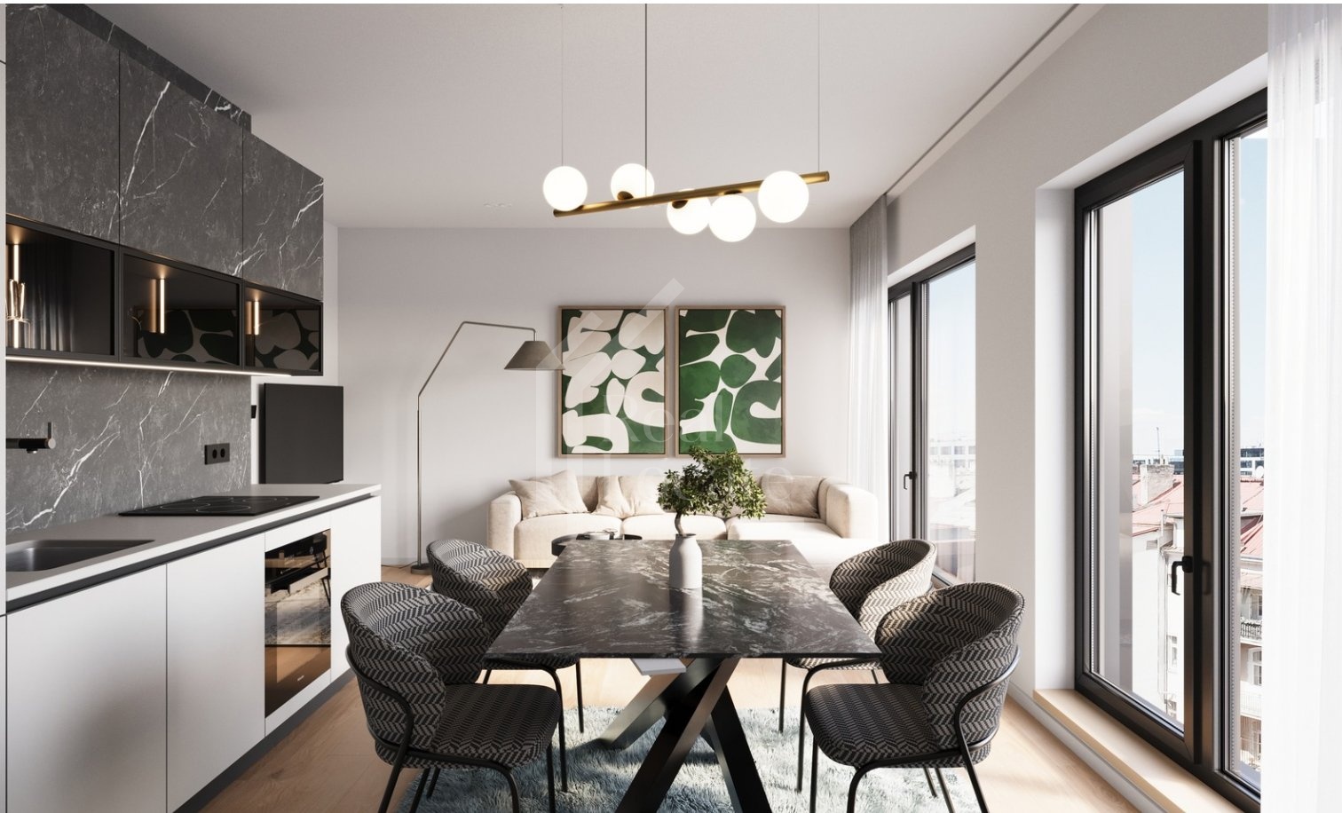 Prodej, byt 2+kk, 52,40 m2 včetně předzahrádky, Praha 10 - Vršovice