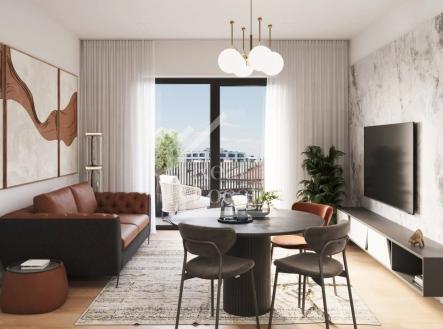 Pronájem bytu, 3+kk, 60 m²