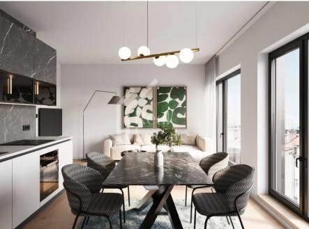 Pronájem bytu, 3+kk, 67 m²