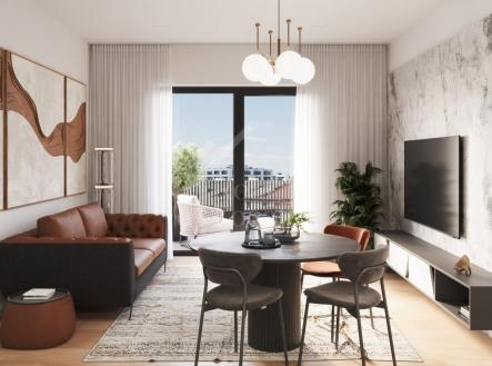 Pronájem bytu, 3+kk, 67 m²