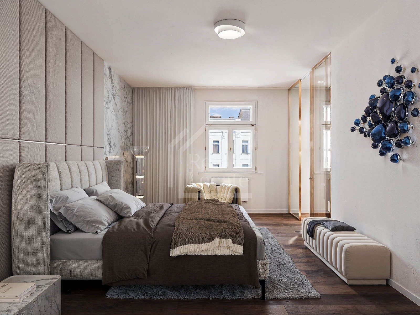 Prodej prostorný, luxusní byt, 4+kk - 120m2, balkon, ulice Třebízského, Praha 2 - Vinohrady