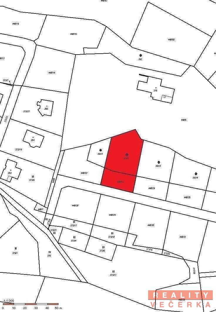 Prodej pozemky pro bydlení, 1 489 m2 - Višňová