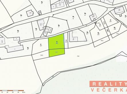 kat mapa druhý pozemek | Prodej - pozemek pro bydlení, 1 059 m²