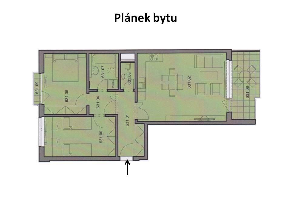Prodej bytu 3+kk 85m2, Modrého, Praha - Hloubětín