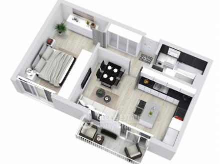 Prodej bytu, 2+kk, 55 m²