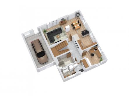 251125 - 3D - 1. Floor - Letterhead | Prodej - dům/vila, 120 m²