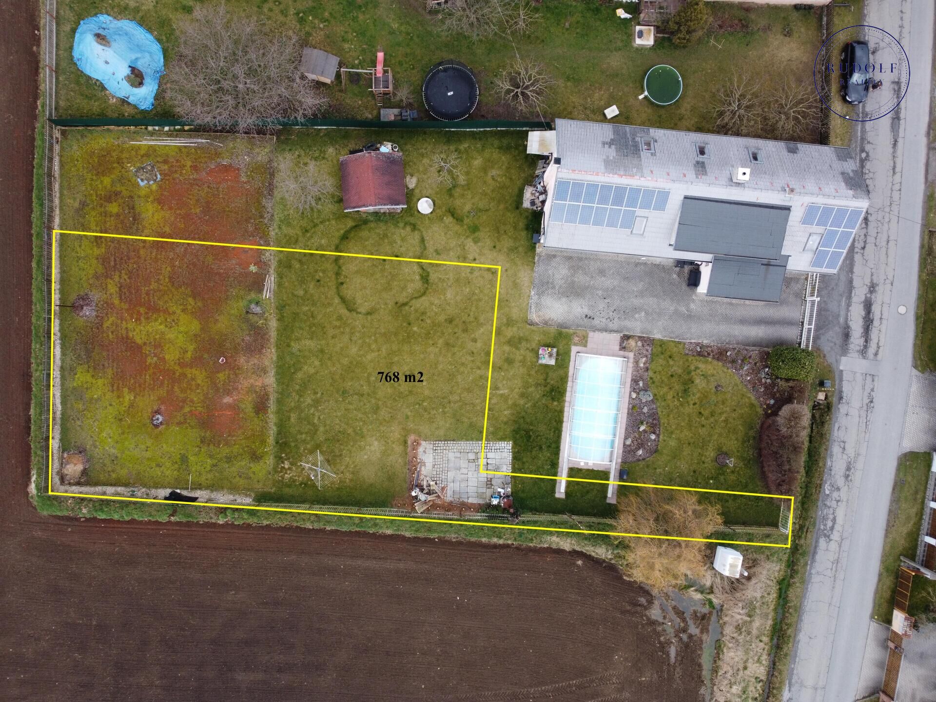 Prodej stavebního pozemku 768 m2, Plzeň- Letkov