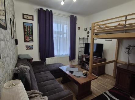 ob.pokoj-celkový pohled | Prodej bytu, 2+kk, 34 m²