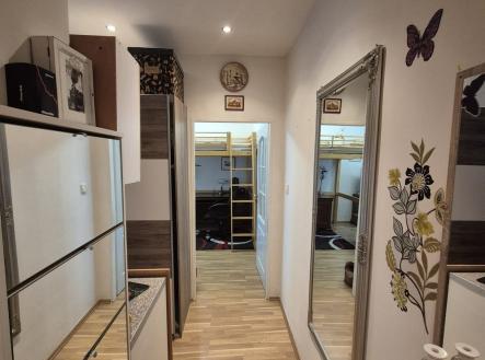 pohled z chodby do bytu | Prodej bytu, 2+kk, 34 m²