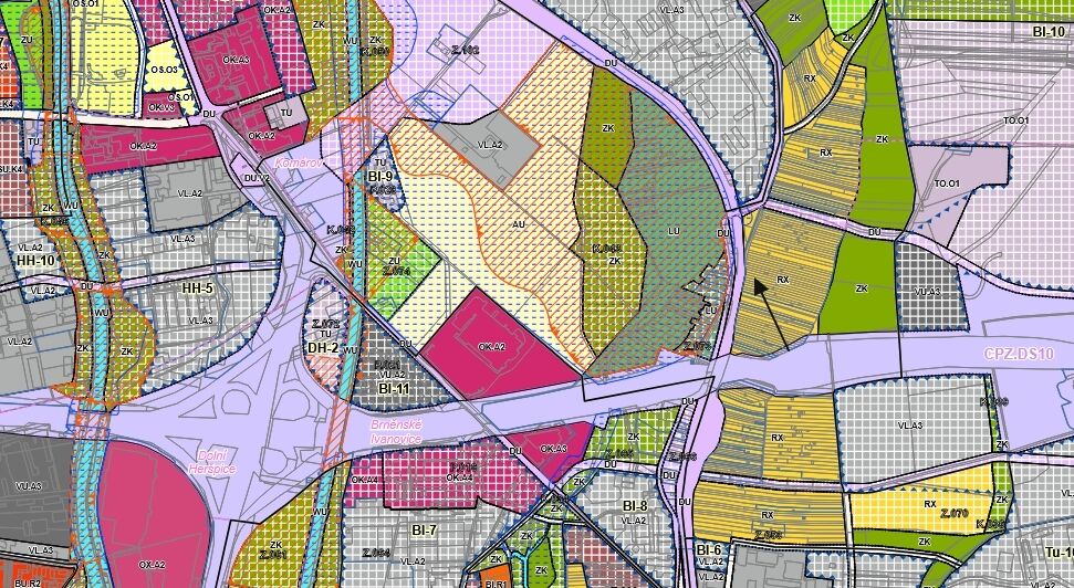 Prodej zahrady, Brněnské Ivanovice 1578 m2