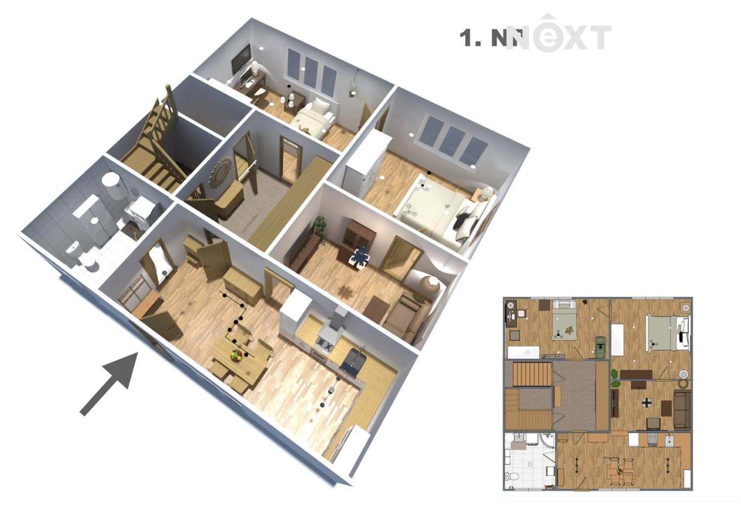 Prodej Rodinný dům, 111㎡