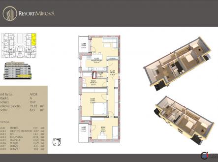 A108 | Prodej bytu, 3+kk, 89 m²
