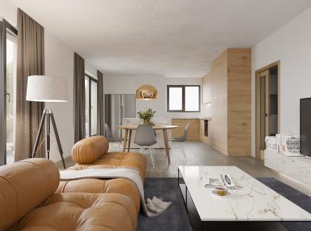 int.6 | Prodej bytu, 1+kk, 34 m²