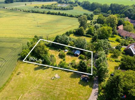 Prodej pozemku - 1 824 m² - Miřetice - Krupín | Prodej - pozemek, zahrada, 1 824 m²