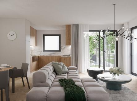 int.2 | Prodej bytu, 1+kk, 49 m²