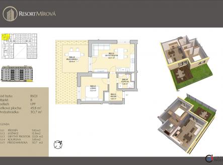 BS01 | Prodej bytu, 2+kk, 76 m²