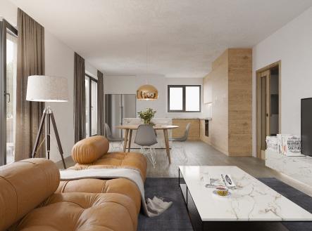 int.6 | Prodej bytu, 2+kk, 53 m²