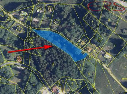 mapa 1 | Prodej - pozemek, trvalý travní porost, 3 165 m²