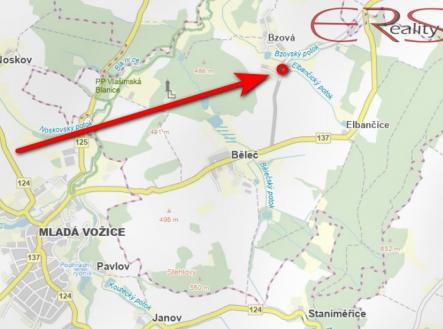 mapa 1 | Prodej - pozemek pro komerční výstavbu, 945 m²