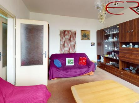 Lamacova-Living-Room 1 | Prodej bytu, 3+1, 66 m²