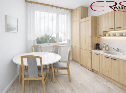 VIZUALIZACE | Prodej bytu, 3+1, 66 m²