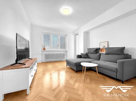 Obývací pokoj  | Pronájem bytu, 2+1, 50 m²