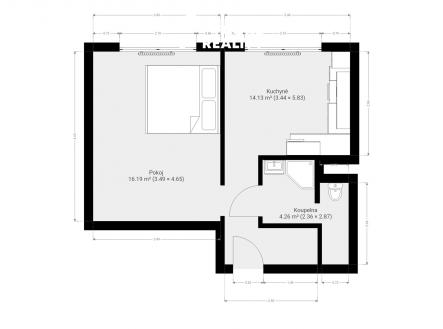 My New Project - 1st Floor | Prodej bytu, 1+1, 35 m²