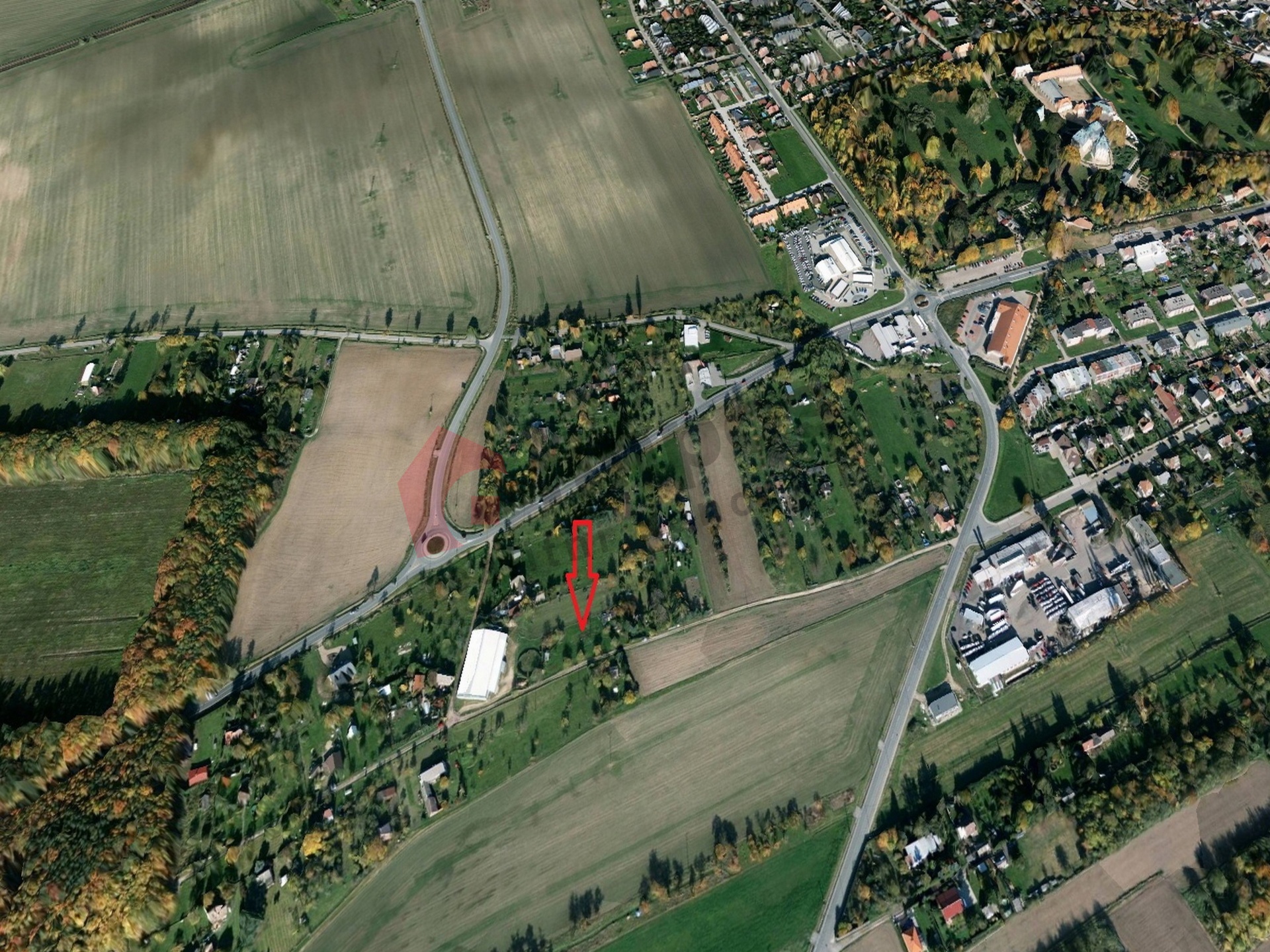 Pozemek 1150 m² s potenciálem v Chlumci nad Cidlinou