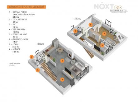 Prodej bytu, 3+kk, 111 m²