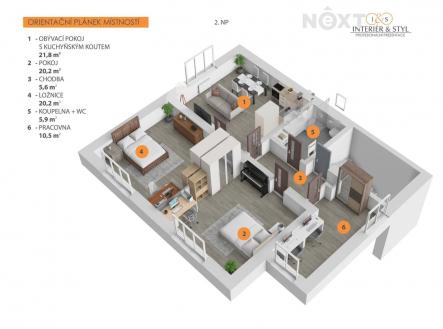 Prodej bytu, 4+kk, 84 m²