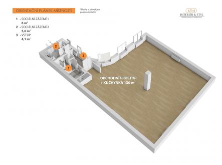 Pronájem - kanceláře, 130 m²