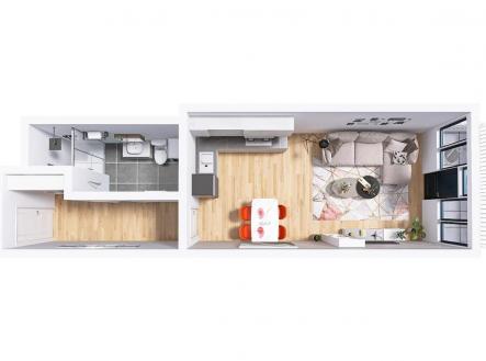 . | Prodej bytu, 1+kk, 40 m²