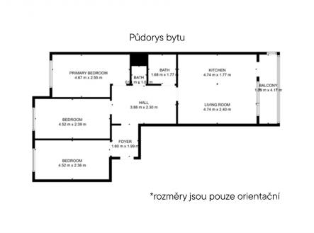 . | Prodej bytu, 4+kk, 80 m²