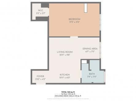 . | Pronájem bytu, 2+kk, 50 m²