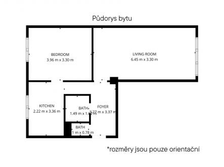 . | Prodej bytu, 2+1, 52 m²