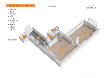 . | Prodej bytu, 2+kk, 55 m²