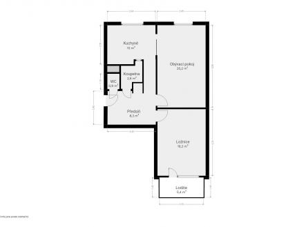 . | Prodej bytu, 2+1, 65 m²